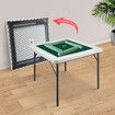 Mahjong Card Table Portable Folding Majiang Poker Game Board Blackjack Domino Gaming Desk 4 Player Lightweight Camping Picnic Party Square Furniture