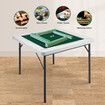 Mahjong Card Table Portable Folding Majiang Poker Game Board Blackjack Domino Gaming Desk 4 Player Lightweight Camping Picnic Party Square Furniture