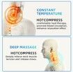 Pillow Traction Massager,3 in 1 Neck 3D Ergonomic Pillow with Heating Cervical Traction,Deep Massage and Relaxation,Sleep Aid(Gray)