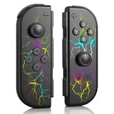 Controller for Nin-tendo Switch Controller for Switch, Lite, OLED with LED Star, Double Vibration, Wake Up, Screenshot, Motion Control