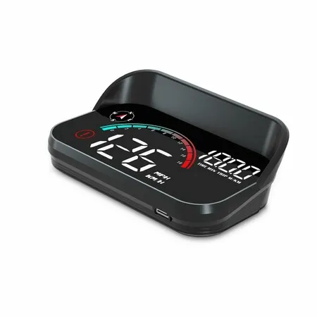 Windshield Speedometer Projector, Digital GPS Speedometer with Speed, Overspeed, Heads Up Display for Cars Suitable for All Vehicles