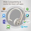 Wireless Headset, Bluetooth Headphones with Microphone Noise Canceling & USB Dongle,Singler-Ear Bluetooth Headset with Mic Mute