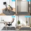 Office Chair Mat for Hardwood,Carpet Protector Chair Mats,Heavy Duty Desk Chair Mat for Rolling Chair,Anti-Slip Floor Protector Chair Mat (100 * 120 cm)