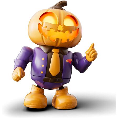 Halloween Robot Pumpkin Toy, Prank Toys with Music and Dancing Toy for Boys and Girls Ages 3 to Up, Pumpkin Robot