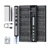 Mini Electric Screwdriver 3.7V, Cordless Screwdriver Set, Precision Electric Screwdrivers 70 in 1 Magnetic Bits, Rechargeable Portable Repair Tool Kit