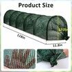 300*45*45cm Greenhouse Protection from Sun Heat Garden Tunnel Shade Net Cover with Quick-Release Technology Row Covers for Vegetables Plant Cover from Sun