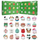 Squishmallows 24 Day Micromallows Holiday Advent Calendar, Plastic PVC