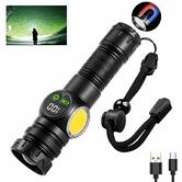 Flashlights High Lumens,Rechargeable Flashlights with COB Sidelight 3500 Lumen of Digital Power Display,Outdoors