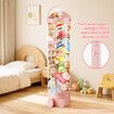 Kids Toys Storage Tube Stuffed Animal Zoo Plush Soft Cute Doll Box Organiser Playroom Nursery Display Cabinet Holder Container Vertical Stand 152x36cm