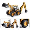 Diecast Excavator Backhoe Front Loader Truck 1/50 Metal Engineering Vehicle Construction Tractor Model Collection Bulldozer