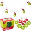 The Grinch LED Lights Battery Operated String Fairy Lights Decorations Indoor Home Decor Christmas Tree Lights Xmas, 3 Meters 20 LED Lights