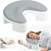 Side Sleeper Pillow with Arm Holes, Arm Pillow Ergonomic Pillow for Cervical, Neck, Shoulder and Rotator Cuff Relief, Ideal for Side Sleepers, Grey