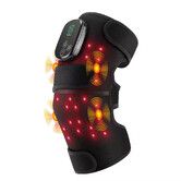 Cordless Infrared Light Heating Vibration Massage Knee Pad with 660nm and 850nm LED Red Light Rechargeable Knee Brace with 5 Adjustable Massage Levels
