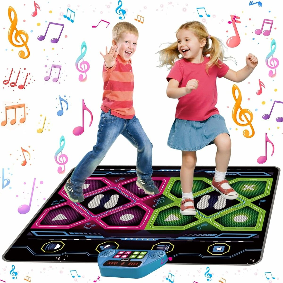 Kids Dance Mat, Interactive Electronic Dance Pad for Girls and Boys ...