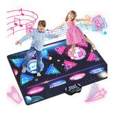 Dance Mat for Kids, 2 Player Light Up Dance Pad for Girls Boys, Large Electronic Dancing Music Games Toys, Christmas Birthday Gift
