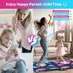 Dance Mat for Kids, 2 Player Light Up Dance Pad for Girls Boys, Large Electronic Dancing Music Games Toys, Christmas Birthday Gift