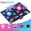 Dance Mat for Kids, 2 Player Light Up Dance Pad for Girls Boys, Large Electronic Dancing Music Games Toys, Christmas Birthday Gift