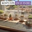 30cm X2m Scat Mat Cat Dog Pet animal Deterrent Spikes Outdoor Garden Cat Free Repellent Exclusion avoid Boundary Zone Barrier Strip Feline No Go Zone