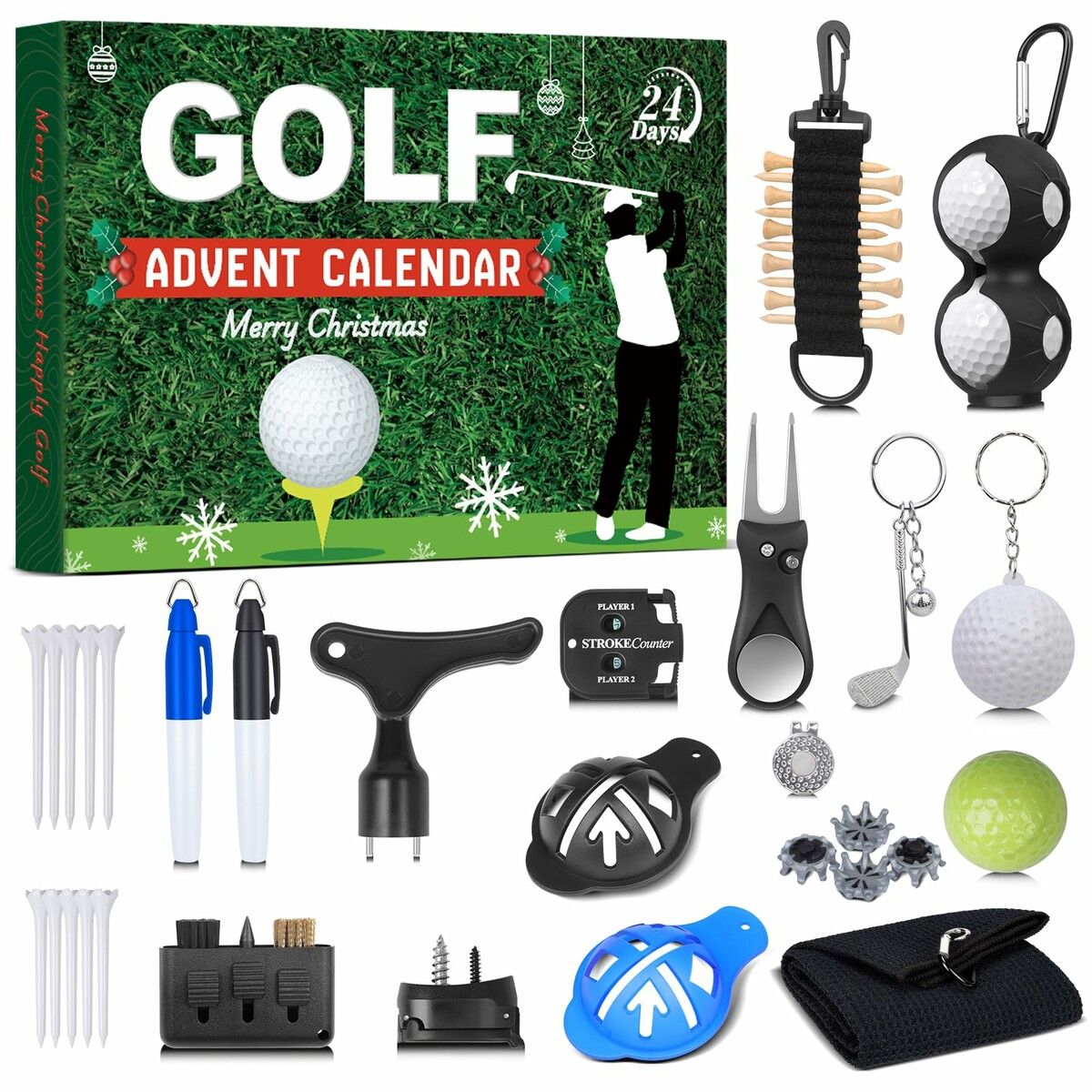 Golf Advent Calendar 2025 for Men Teen Boy,24-Day Christmas Count-down ...