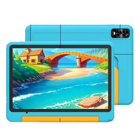 10.1 Inch Android 14 Tablet with 1280 x 800 HD Display,8GB RAM 32GB ROM,WiFi,Bluetooth,Dual Camera,Parental Control for Boys and Girls(Blue)