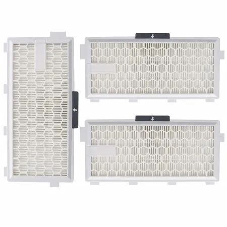 3 Pack Miele AirClean SF-HA 50 Filter Replacement Filter Compatible with S4, S5, S6, S8, S4000, S4999, S5000, S6999, S8000, S8999,Complete C2 & C3