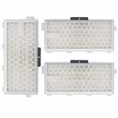 3 Pack  Miele AirClean SF-HA 50 Filter  Replacement Filter Compatible with  S4, S5, S6, S8, S4000, S4999, S5000,  S6999, S8000, S8999,Complete C2 & C3