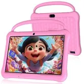 Tablet 10 inch Android 13 Tablets with 4GB RAM,64GB ROM with Parental Control, Time Limits, 6000mAh Battery,Dual Camera,WiFi, Bluetooth for Girls(Pink)