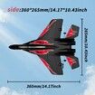 Foam Remote Control Wireless Airplanes RC Planes,Remote Control Fighter Toys,2CH 2.4Ghz RC Fighter Jet with Light,Hobby Rc Airplane Age3+ (Black)