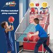 Arcade Basketball Game Set 4 Balls LED Electronic Scorer Childrens Sports Dual Shot 2 Players Basket Ball Hoops System Indoor Outdoor Play Competition