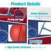 Arcade Basketball Game Set 4 Balls LED Electronic Scorer Childrens Sports Dual Shot 2 Players Basket Ball Hoops System Indoor Outdoor Play Competition