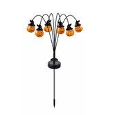 1 Pack Includes 6 Small Pumpkin Lights Always On LED Halloween Solar Ground Lights Ideal For Outdoor Halloween Decorations