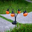 1 Pack Includes 6 Small Pumpkin Lights Always On LED Halloween Solar Ground Lights Ideal For Outdoor Halloween Decorations