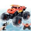 Waterproof Monster Truck Toys 1:16 Amphibious Remote Control Car All Terrain Off-Road Pickup Truck 4WD RC Cars Toys-Orange
