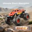 Waterproof Monster Truck Toys 1:16 Amphibious Remote Control Car All Terrain Off-Road Pickup Truck 4WD RC Cars Toys-Orange
