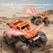 Waterproof Monster Truck Toys 1:16 Amphibious Remote Control Car All Terrain Off-Road Pickup Truck 4WD RC Cars Toys-Orange