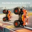 Waterproof Monster Truck Toys 1:16 Amphibious Remote Control Car All Terrain Off-Road Pickup Truck 4WD RC Cars Toys-Orange