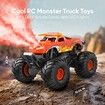Waterproof Monster Truck Toys 1:16 Amphibious Remote Control Car All Terrain Off-Road Pickup Truck 4WD RC Cars Toys-Orange