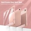 Hybrid Slim Case for iPad Air 11 inch M3 (2025) / M2 (2024), iPad Air 5th (2022) / 4th Generation (2020) 10.9 Inch, Pink