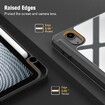Hybrid Slim Case for iPad Air 11 inch M3 (2025) / M2 (2024), iPad Air 5th (2022) / 4th Generation (2020) 10.9 Inch, Black
