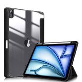 Hybrid Slim Case for iPad Air 11 inch M3 (2025) / M2 (2024), iPad Air 5th (2022) / 4th Generation (2020) 10.9 Inch, Black