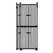 Retractable Safety Gate Pet Dog Cat Extra Tall Fence Enclosure Guard Security Barrier Fencing for Stairs Doorway Kitchen 3 Width Adjustable Extension