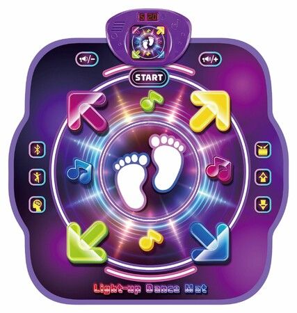 Dance Mat Toy for Boys Girls, Game Mat, Musical Dance Pad Toy Rhythm Playing Mat with Light for Children Kids Boys Age 3 Up Double Light