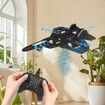 RC Airplane for Kids and Beginners, 2.4GHz Foam Drone Remote Control Airplane Outdoor Flying Toy, Blue