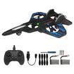 RC Airplane for Kids and Beginners, 2.4GHz Foam Drone Remote Control Airplane Outdoor Flying Toy, Blue