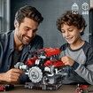 V8 Engine That Works, Visible Car Engine Model Kit with Motor and Lights,Car Engine Kit with App Control Kit, STEM Toys Gifts for Boys 14+ (660 PCS)