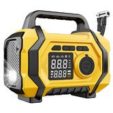 Tire Inflator Portable Air Compressor,6X Fast 150PSI Air Pump,Cordless Car Motorcycle Balls Bike Pump,Tire Inflator Pressure Gauge