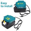 Power Cable and Battery Adapter, Compatible with/Replacement for Makita Batteries, 3.2FT Plug and Play Design, DC Power Cable Cord for Starlink Mini