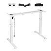 Electric Stand Up Desk Frame Adjustable Rising Base Legs for Sit and Standup Table Workstation Computer Heavy Duty Motorised Underframe Single Motor
