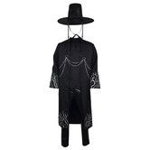 Mens Boys Kpops Jinu Costume Black Sajaboy Jinu Cosplay Costumes Coat Shirt Pant Belt Hat Outfits Halloween Suit Size : Medium