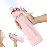 700ml Insulated 2 in 1 Mist and Sip Stainless Steel Thermo Bottle for Hot or Cold Drinks, Sports Use, Pink